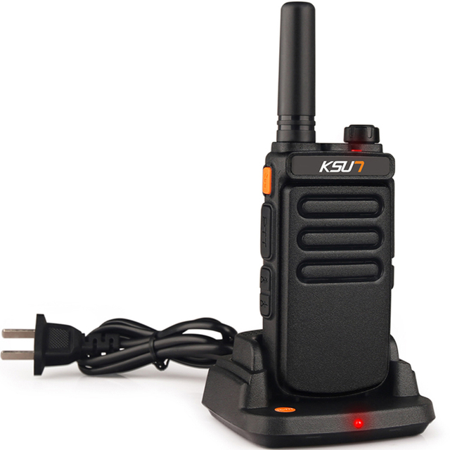 License Free Walkie Talkie KSUN Portable High Quality Shatterproof UHF Encrypted Two Way Radio Walkie Talkie