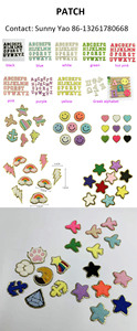 Toppe in ferro su pillola rosa toppe ricamate in ciniglia con glitter dorati accessori fai-da-te per abbigliamento borsa indumento - Product Image 6