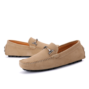 Mocassins Penny Classiques en Daim de Vache, Chaussures de Conduite Décontractées à Enfiler, Plates, Respirantes pour Hommes, Idéales pour l'Été et la Marche - Product Image 4