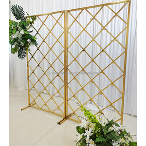 Factory Hot Selling <b>Gold</b> Metal Square Porous Classic Style Candle Holder for Wedding <b>Party</b> Events Atmosphere <b>Decoration</b> - Product Image 6