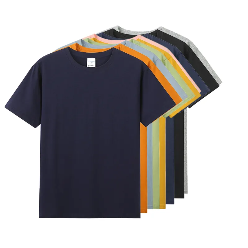 फैशन कस्टम लोगो प्रिंट टी शर्ट के लिए पुरुषों उच्च-गुणवत्ता शुद्ध कपास फैशन पुरुषों की टी शर्ट