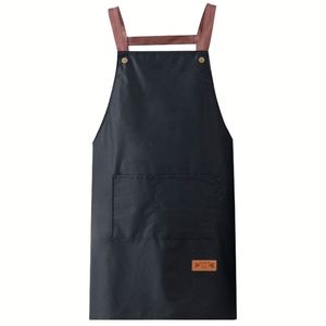 Bavoirs publicitaires imperméables pour supermarchés, restauration, salons de manucure et salons de thé, avec impression de logo personnalisée - Product Image 1