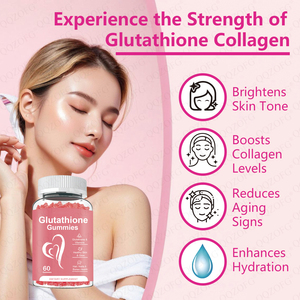 Gomitas de Glutatión MOQ con Colágeno Marino, 1000 mg, Reducen Arrugas, Antienvejecimiento, Apoyan la Salud del Cabello, la Piel, las Uñas y los Huesos, 60 Unidades - Product Image 3