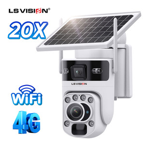 LS VISION Ubox App 4G Energía solar Seguridad CCTV Cámara 2K Visión nocturna Audio bidireccional Tarjeta SD IP66 6MP CMOS WiFi Venta caliente - Product Image 2