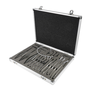 21-teiliges Ultraleichtes Titan-Legierungs-Instrumentenset für Kataraktchirurgie Mikrochirurgisches Ophthalmologisches Instrumentenset Geschenkbox - Product Image 4