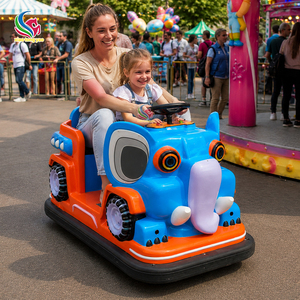 <span class=keywords><strong>Voiture</strong></span> tamponneuse électrique en forme d'éléphant pour enfants, véhicule de divertissement à batterie pour aires de jeux intérieures et centres commerciaux - Product Image 2