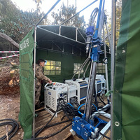 Machine d'exploration géologique hydraulique ROCK-800 pour l'exploitation minière de l'or, équipement de test de sol SPT