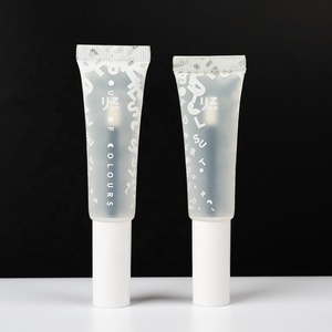 Contenants de gloss à lèvres portables et étanches personnalisables, 5000 pièces MOQ, tubes cosmétiques en plastique, tubes vides pour baume à lèvres, tubes souples avec pinceau - Product Image 1