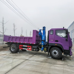 Camion grue hydraulique FOTON 4x2, 5 tonnes, 6,3 t, grue à flèche pliante pour levage de marchandises - Product Image 5