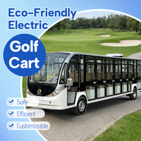 Bus électrique touristique 23 places certifié CE, directement de l'usine, pour le transport en station balnéaire