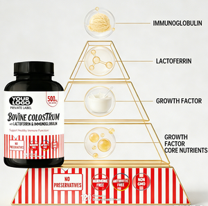 <span class=keywords><strong>Capsules</strong></span> de <span class=keywords><strong>colostrum</strong></span> bovin avec immunoglobuline et lactoferrine |   Complément alimentaire pour soutenir l'immunité chez les adultes |   Marque privée - Product Image 4