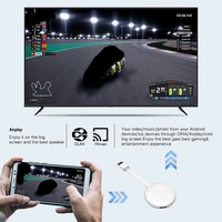 Clé TV U11 Blanche Allwinner H313 Quad Core Android 14 4K 2 Go RAM 8 Go ROM WiFi 6 Boîtier TV
