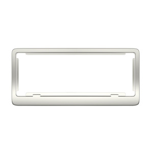 Cadre de plaque d'immatriculation en métal inoxydable noir argenté, support de plaque d'immatriculation de voiture - Product Image 5
