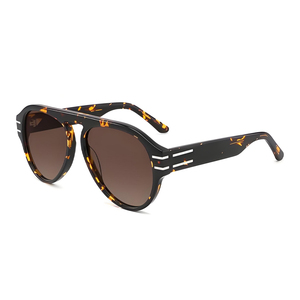 Gafas de Sol de Acetato, Gafas de Sol <span class=keywords><strong>Jacques</strong></span> Vintage de Moda, Nuevos Colores, Armazón Grueso de Acetato, Lentes TAC, Diseño Cuadrado Retro para Mujer - Product Image 3