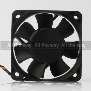 <span class=keywords><strong>Foxconn</strong></span> 24V 48V 0.20A DC12V EC 60x60x20มม. 6ซม. 6020 4สายควบคุมอุณหภูมิไหลตามแนวแกนพัดลมระบายความร้อน PVA060F12H แรงเหวี่ยง - Product Image 4