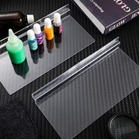 Accessoires de magasin de détail, étagères murales en plastique transparent pour panneaux rainurés, étagères murales pour panneaux rainurés