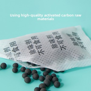 Charbon Actif Déodorant Déshydratant 3g Sac en Tissu Non-Tissé Enduit Résistant à la Déchirure Agents Auxiliaires pour Cuir Pureté 99% Carbone - Product Image 2