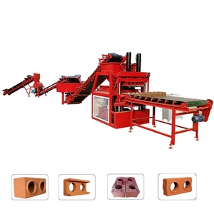 Máy ép thủy lực tự động khối đất Máy làm gạch dây chuyền sản xuất gạch hiệu quả cao - Product Image 1