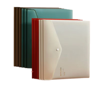 X515 En gros Marque ODM Sac de rangement rétro pour documents A4 et papiers de test, en plastique PP imperméable, Classeur de bureau