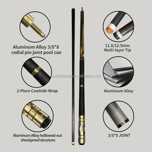 Taco de <span class=keywords><strong>Billar</strong></span> Premium Jianying de Fibra de Carbono Radial 11.8mm/12.5mm, Taco de <span class=keywords><strong>Billar</strong></span> Yfen de Carbono <span class=keywords><strong>para</strong></span> Snooker y <span class=keywords><strong>Billar</strong></span> - Product Image 2