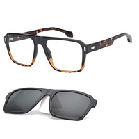 Dernier modèle – Lunettes optiques de haute qualité à monture en acétate pour hommes, rectangulaires, en TR90, avec clip TAC – Lunettes optiques chinoises CM304