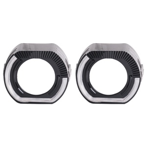 SANVI Auto Parts 2.5 Inch Car <b>Projector</b> Lens Shrouds Cover for Car <b>Light</b> Shrouds White Colors Car Accessories - Product Image 3