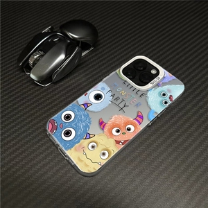 Coque de téléphone TPU en argent mat IMD à motif personnalisé en gros pour Iphone 11 12 13 14 15 16 17 Promax accessoires de téléphone anti-chute - Product Image 3