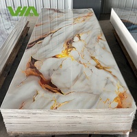 Paneles de Pared de PVC con Diseño de Mármol, para Uso Doméstico y Comercial, Impresión UV, Garantía de 3 Años
