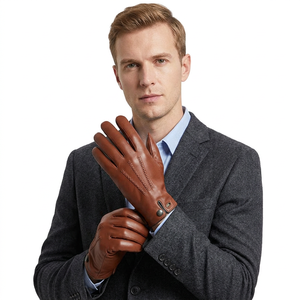 Saar Industries ถุงมือหนังแกะนิ่มใส่ได้เต็มนิ้ว, สินค้ามาใหม่สำหรับฤดูหนาวกลางแจ้ง - Product Image 1