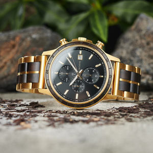 Reloj de Cuarzo de Lujo de Marca Superior para Hombre, Cronógrafo Personalizado de Alta Gama, 5 mm de Grosor, Madera, 22 mm, Reloj Inteligente de Moda Hecho en China - Product Image 5