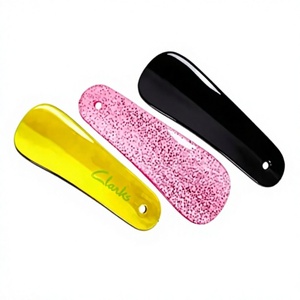 Chausse-pied ultra-court et large de 11 cm (4,3 pouces) en PS, forme goutte d'eau, personnalisable avec logo, 4 couleurs, boîte à <span class=keywords><strong>chaussures</strong></span> cadeau, OEM, MOQ 2000 pièces - Product Image 6