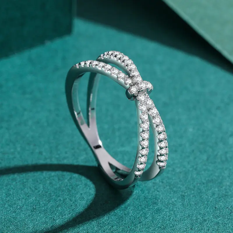 도매 925 스털링 실버 약혼 반지 유럽과 미국 스타일 영원 지르콘 패션 반지 액세서리 여성을위한