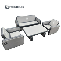 TOURUS Dropshipping OEM Vente en gros Canapé gonflable pliable design moderne Ensemble de fauteuils avec tissu Drop Stitch