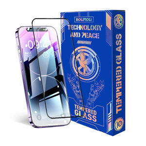 ฟิล์มกระจกนิรภัยเทมเปอร์0.33มม. <span class=keywords><strong>250</strong></span>เต็มจอสำหรับ <span class=keywords><strong>iPhone</strong></span> 12 13 14 15 16 17เทคโนโลยี alkg Peace - Product Image 2