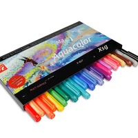 Ensemble de marqueurs à peinture acrylique, 24 couleurs, matériau PP, pointe en coton pour le dessin DIY, la céramique, le bois, le papier, l'artisanat, la création artistique