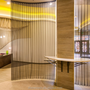 Thiết Kế Mới Linh Hoạt Trang Trí Nhôm Kim Loại Dây Lưới Rèm - Product Image 5