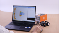 Kit de robótica educativa de voz programable WeeeCore Bot AIOT para educación STEM de niños en edad escolar