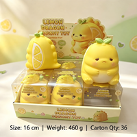 Jouets Squishy Géants en TPR à Presser – Assortiment de Motifs Animaux, Fruits, Aliments et Thèmes Festifs