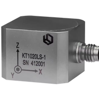 Accéléromètre triaxial IEPE ±50g, capteur d'accélération de vibration à 3 axes, transducteur piézoélectrique ICP 100mV/g pour la surveillance des moteurs