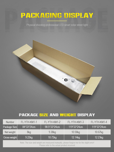 Lampe solaire extérieure tout-en-un à LED 40-50W IP65 étanche à longue autonomie pour allées et jardins, idéale pour les applications routières (FL-YT) – Fabriquée en Chine - Product Image 6