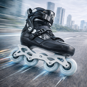 Patins à roulettes en ligne personnalisés, chaussures de patinage de course, 4 roues, patins à roulettes de vitesse professionnels, patins à roulettes de vitesse pour adultes - Product Image 5
