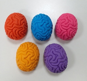 Gommes fantaisie <span class=keywords><strong>en</strong></span> <span class=keywords><strong>forme</strong></span> <span class=keywords><strong>de</strong></span> cerveau 3D pour le dessin - Product Image 5
