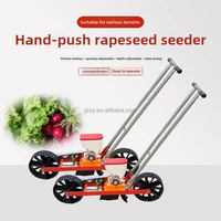 Semoir de précision manuel pour plantes 1 rangée multi-usages en métal jardin de précision pour céréales et légumineuses semoirs de légumes