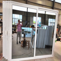 Modernes Design Aluminiumlegierung Schiebefenster Große Sichtfläche Wärmeisolierung Winddicht Energy Star Zertifiziert Maßgefertigte Außenverglasung