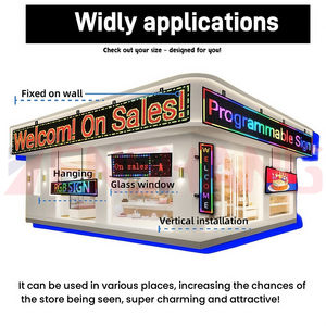 P5 ビジネスストア LED広告板 屋外フルカラーLED プログラム可能なスクロールライトサインディスプレイ LEDランニングメッセージ - Product Image 3