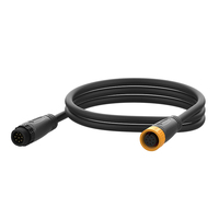 Connecteur étanche LED extérieur série M16 longueur de câble personnalisée avec contacts en cuivre connecteur de fil d'alimentation du boîtier PA66