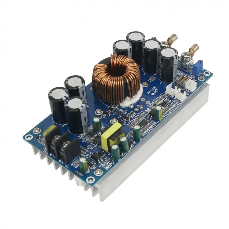 Módulo conversor de potência 800w 30a, alta potência cv cc ajustável mcu DC-DC, módulo de carregamento de energia solar