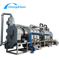 Four de carbonisation rotatif continu sans fumée pour copeaux de bois, coques de noix de coco et coques de noix, respectueux de l'environnement