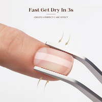 GULUAIR Gel d'extension UV dur pour la construction des ongles Gel de renforcement Kit de manucure Nail Art Nail Supplies