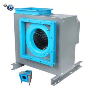 Áp lực vuông khối lượng cao tiếng ồn thấp ngành công nghiệp nhà hàng nhà bếp đường ống khói xả không khí bơm quạt ly tâm - Product Image 1